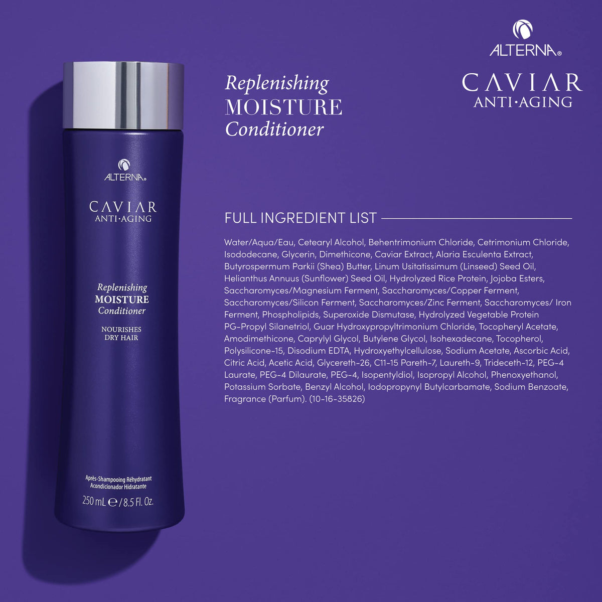 Alterna pump dispensing conditioner in hand demonstrating easy application and control