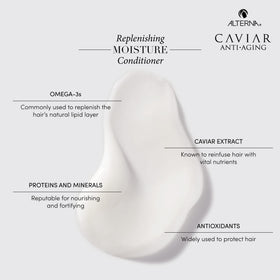 Alterna Sea Silk ingredient visual highlighting smoothing benefits and luminous shine
