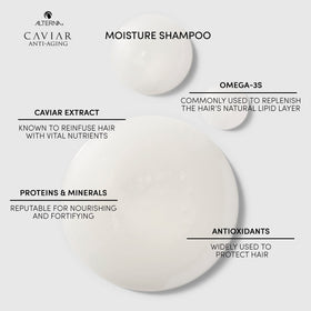 Alterna shampoo in hand demonstrating easy application and control benefit