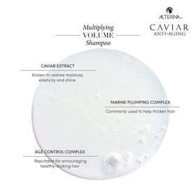 Alterna CAVIAR with matching conditioner and mist for fuller hair