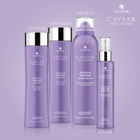 Alterna CAVIAR creamy lather close-up illustrating gentle cleansing