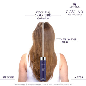 Alterna product with caviar ingredient visual conveying nutrient boost