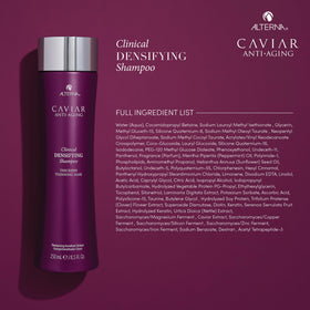 Alterna CAVIAR with fine hair comparison showing fuller-looking results