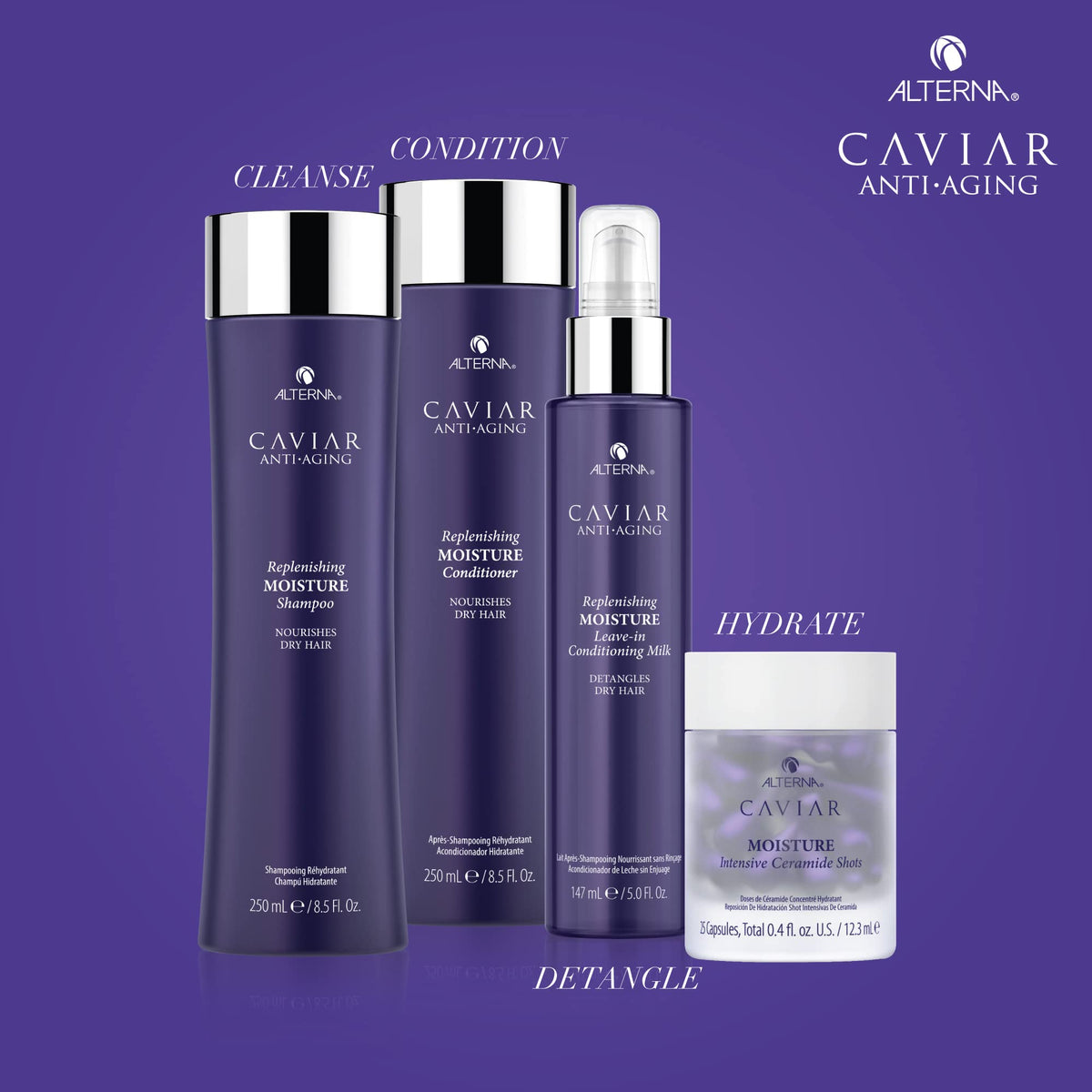 Alterna Caviar milky texture on hand showing lightweight hydration