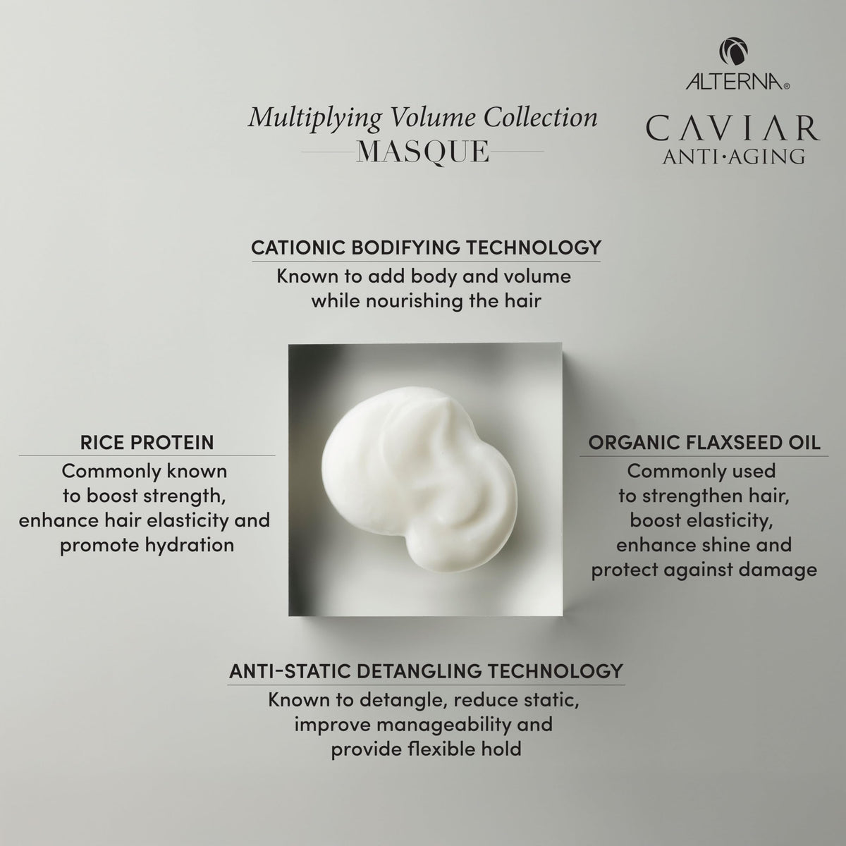 Alterna masque rinsing in shower with visible fullness benefit