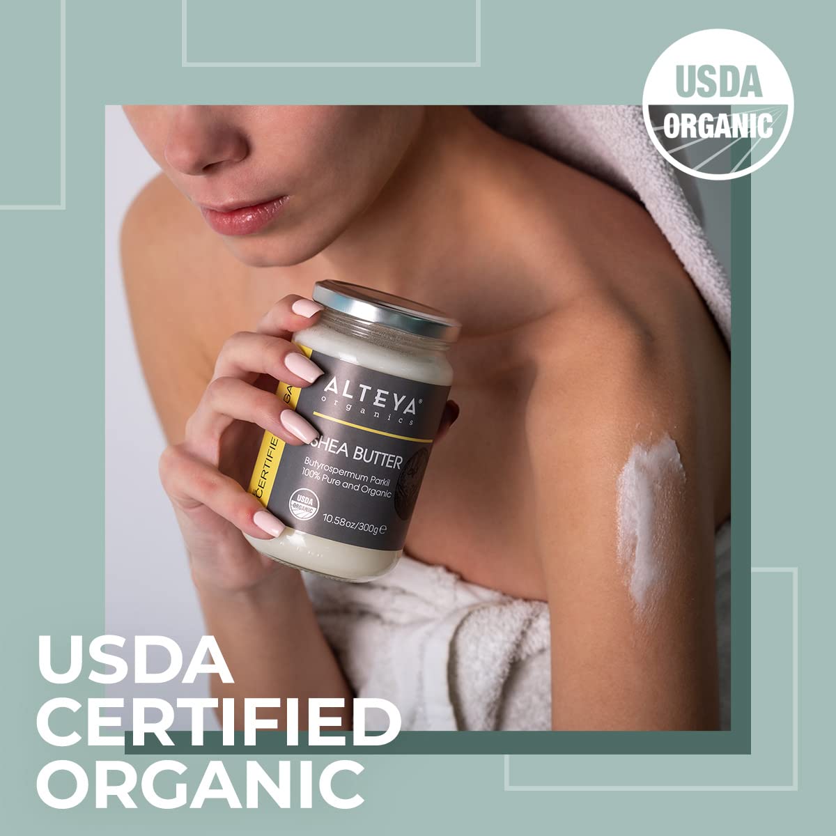 Alteya Organics used as a hair mask improving softness and manageability