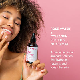 Alteya Organics close-up of liquid texture highlighting lightweight hydration