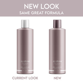 ALURAM back label detailing ingredients and clean-beauty claims