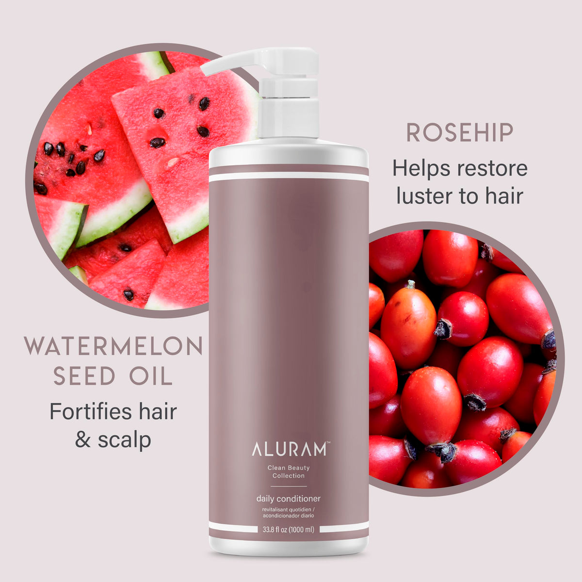 ALURAM creamy conditioner texture close-up revealing lightweight glide