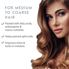 ALURAM conditioner cream texture close-up for visible hydration benefit