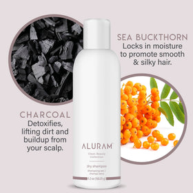 ALURAM spraying at roots to refresh and add instant volume