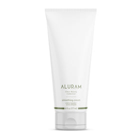 ALURAM front packaging showing coconut water smoothing cream and benefits