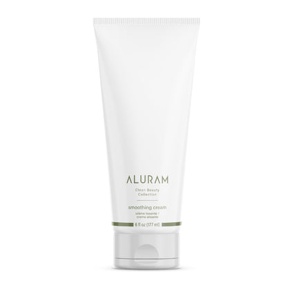 ALURAM front packaging showing coconut water smoothing cream and benefits