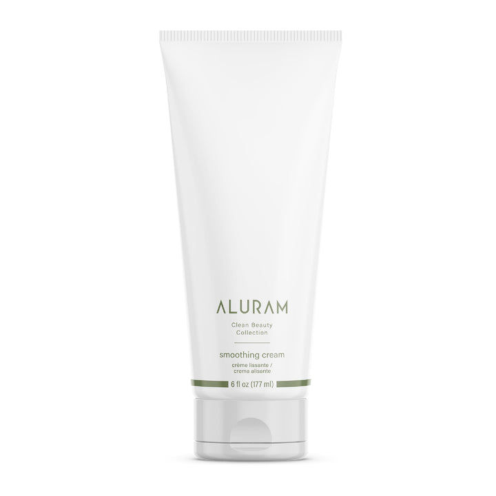 ALURAM front packaging showing coconut water smoothing cream and benefits