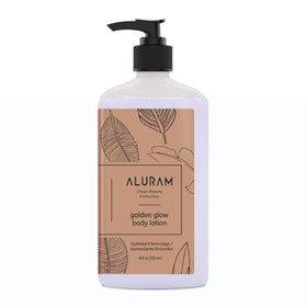 Aluram front packaging showing bottle and label for clear identity and benefit