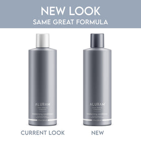 ALURAM conditioner creamy texture close-up demonstrating hydration