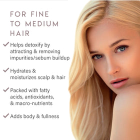 ALURAM shampoo texture foaming to show gentle cleansing benefit