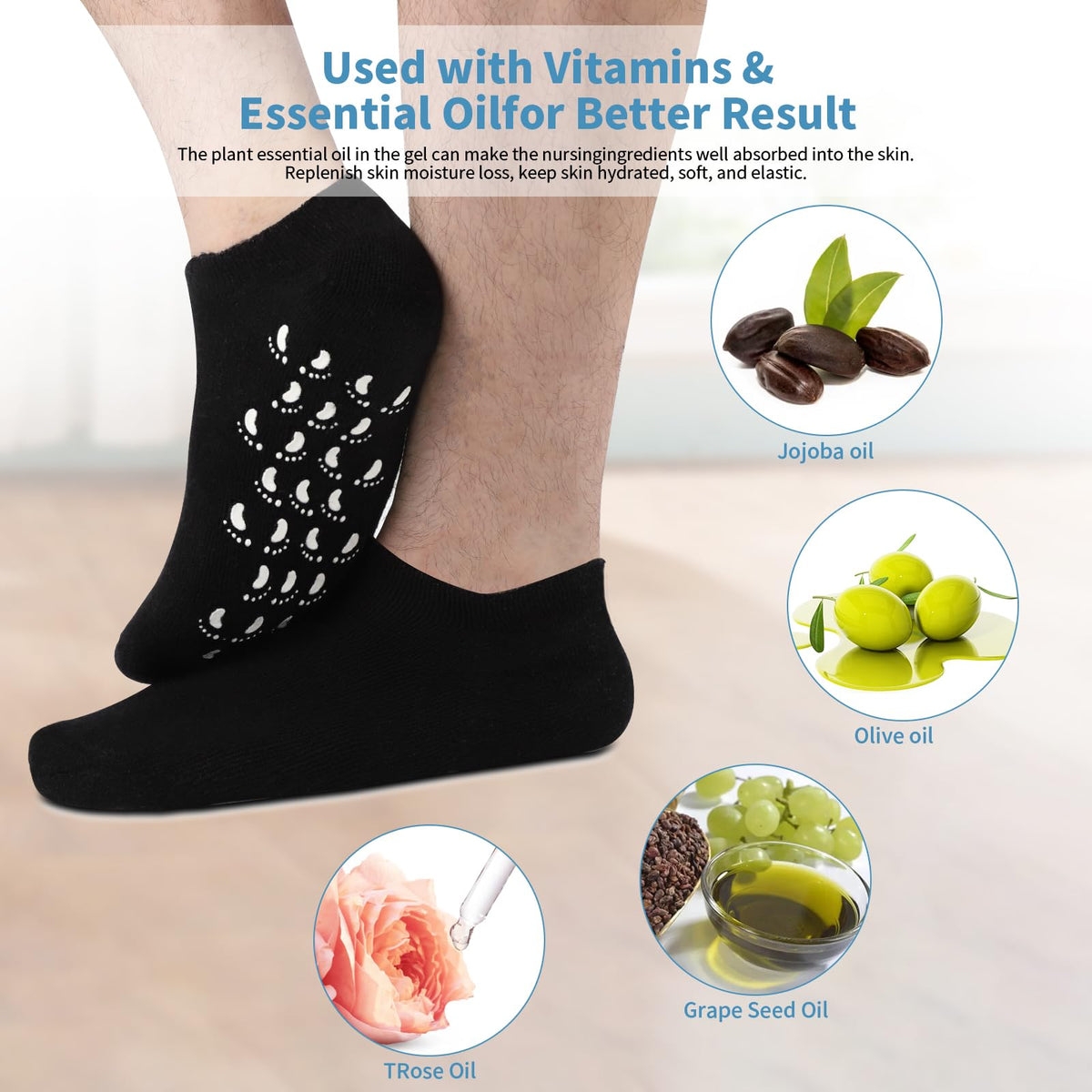 ALUROICE socks beside ruler for size and fit clarity
