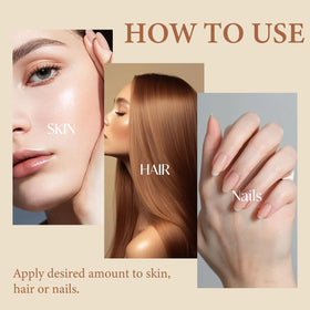 Alveria roll-on applied to lash line showing controlled oil delivery benefit