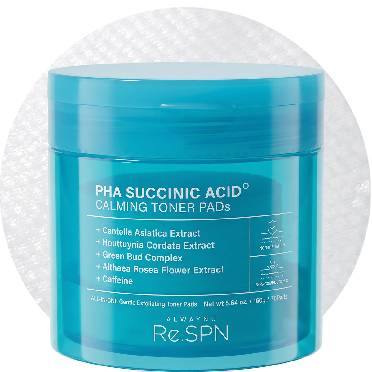 AlwayNu Re.SPN front packaging showing product and calming benefits