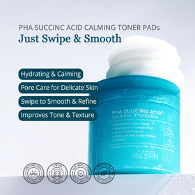 AlwayNu Re.SPN textured pad closeup highlighting gentle exfoliation