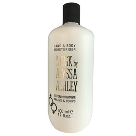 Alyssa Ashley application on hands demonstrating smooth absorption and instant softness