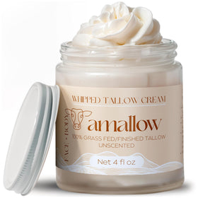 Amallow front jar unscented moisturizer showing clean packaging and skin-friendly benefits
