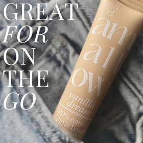Amallow balm applied outdoors demonstrating long-lasting protection in elements