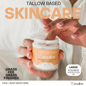 Amallow open jar whipped texture demonstrating easy spreadability