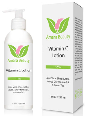 Amara Beauty front packaging showing bottle and label, highlighting clean ingredients