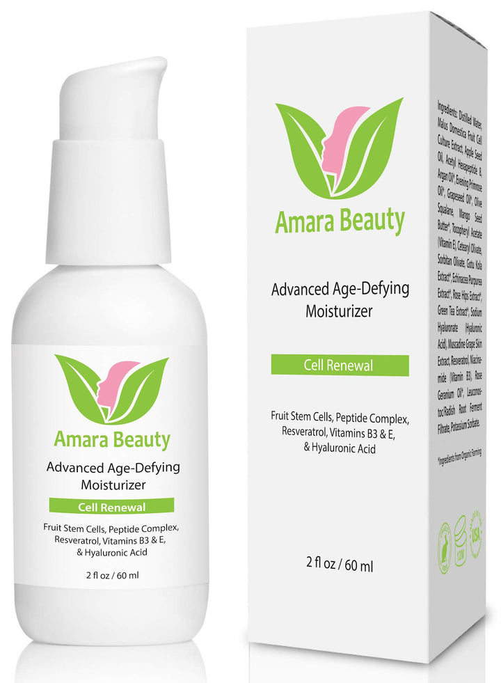 Amara Beauty front packaging showing jar and label for quick product ID and trust