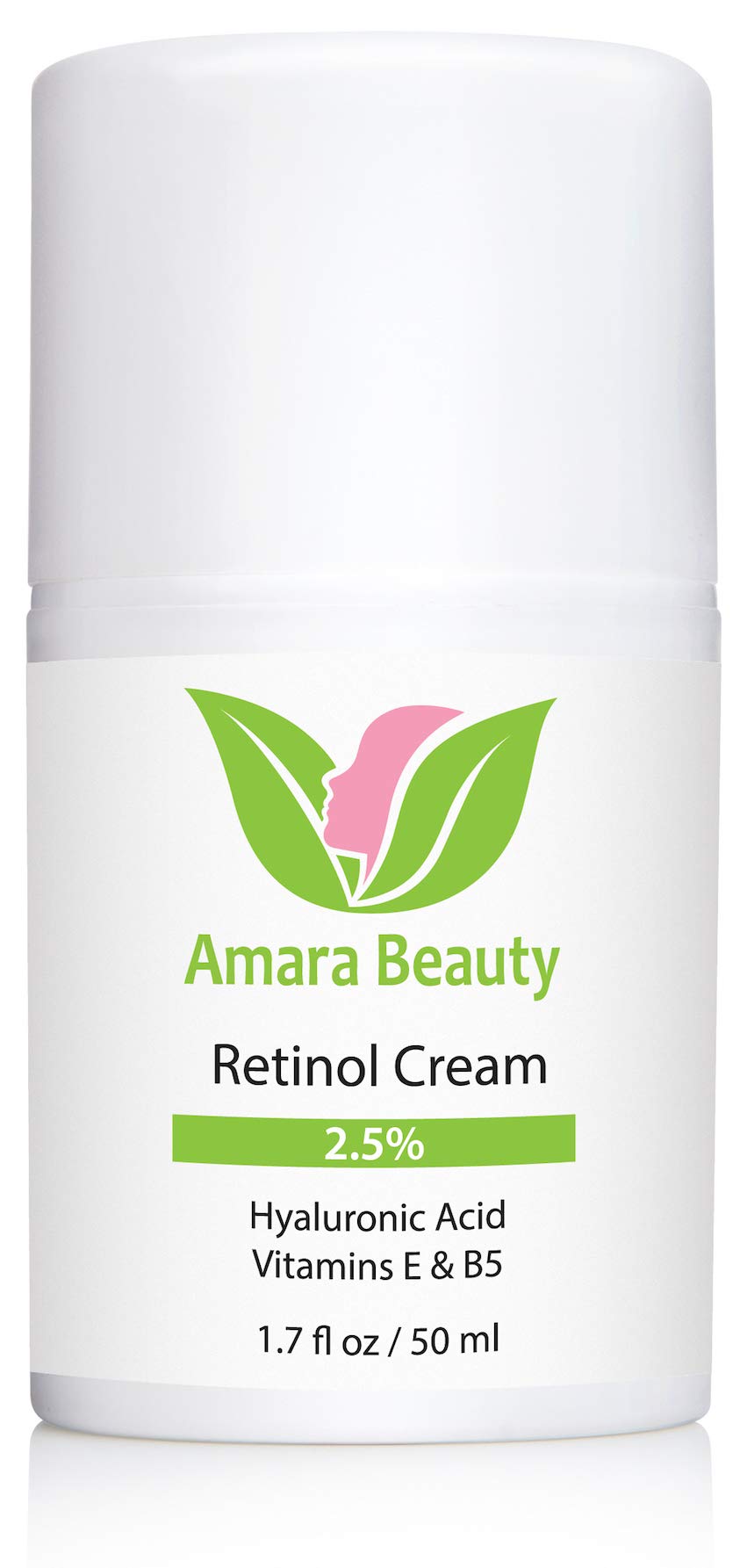 Amara Beauty retinol applied on hand demonstrating spreadability and fast absorption benefit comfortable wear