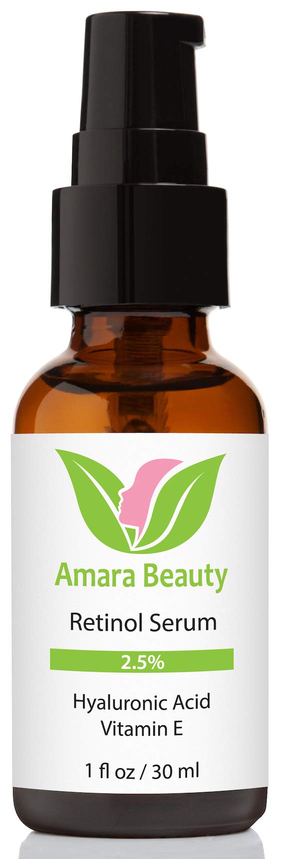 Amara Beauty serum dropper releasing clear texture for hydrating application
