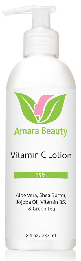 Amara Beauty close-up of lotion texture demonstrating lightweight, non-greasy finish