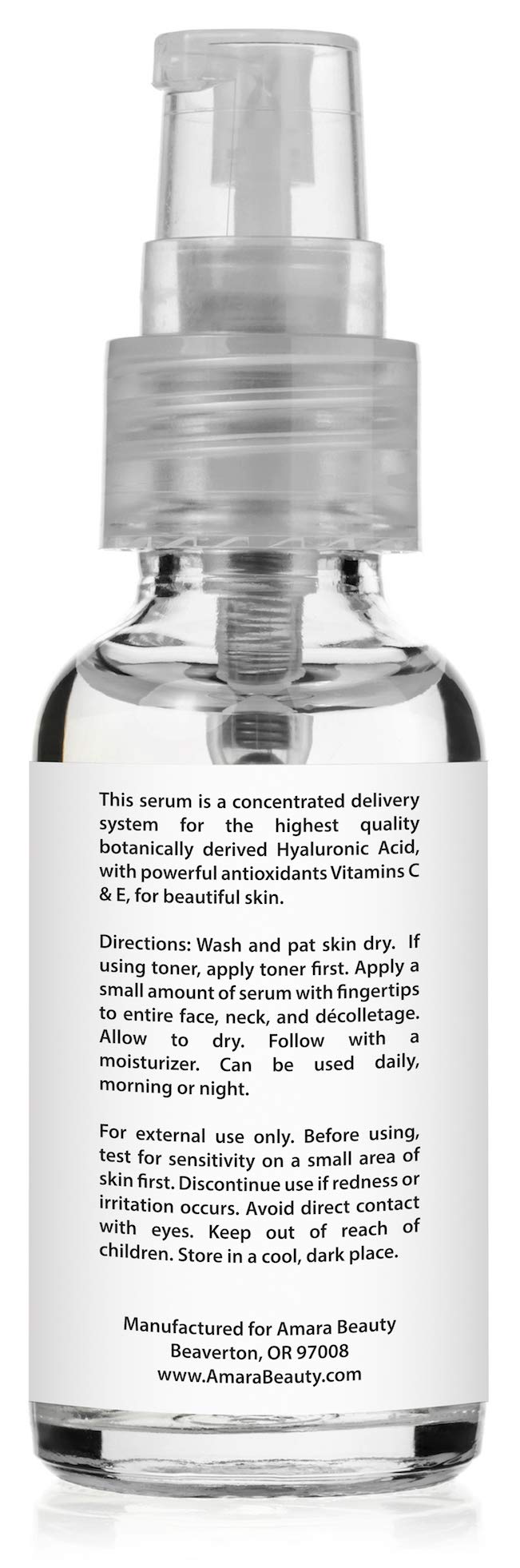 Amara Beauty texture closeup highlighting lightweight, non-greasy serum finish for smooth skin