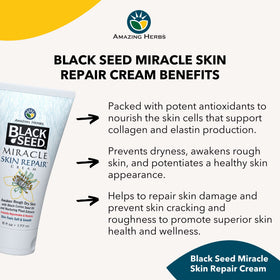 Amazing Herbs cream applied on hand demonstrating easy spread and immediate hydration benefit