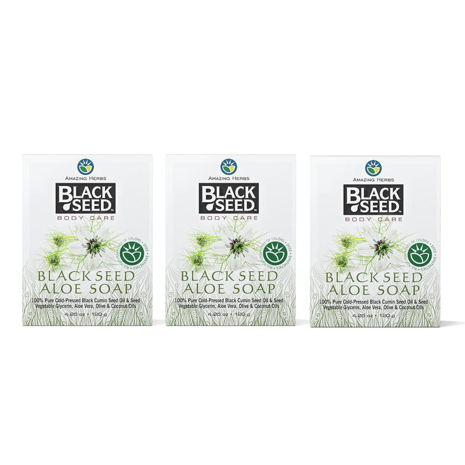 Amazing Herbs front packaging showing triple pack and labeling benefits