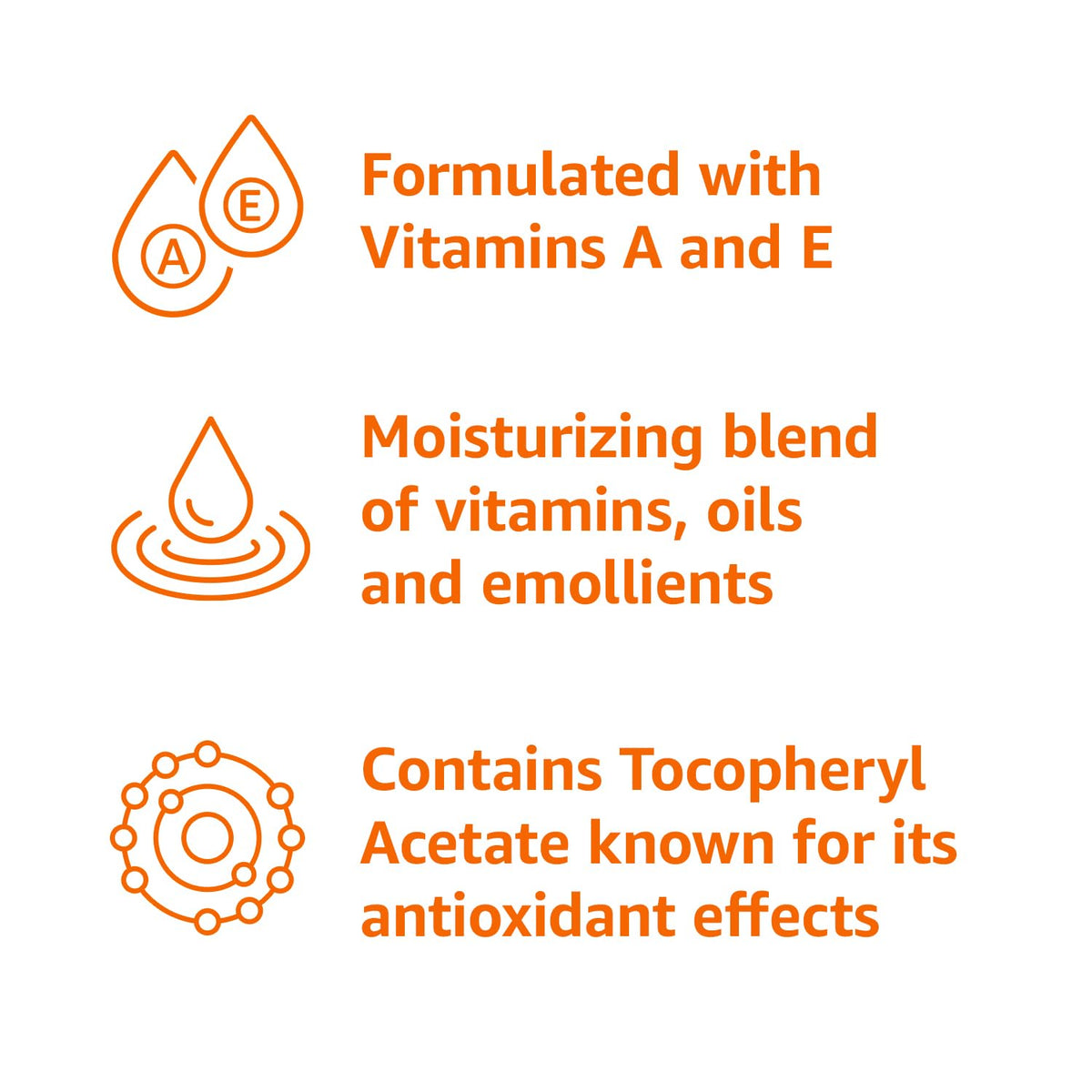 Amazon Basics close-up oil drop texture highlighting lightweight absorption benefit