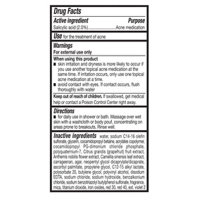 Amazon Basics body wash used in shower showing targeted chest and back cleansing