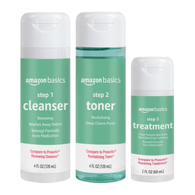 Amazon Basics cleanser close-up texture illustrating gentle cleansing action