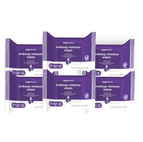 Amazon Basics front packaging showing six resealable night calming packs and convenience