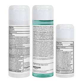 Amazon Basics product label ingredients detail for transparent formulation info