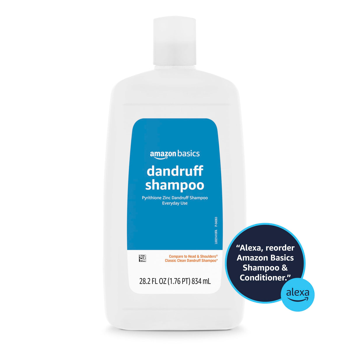Amazon Basics lifestyle bathroom display emphasizing everyday routine convenience