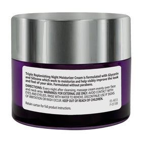Amazon Basics cream gently spread on cheek demonstrating smooth finish benefit