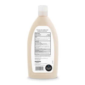 Amazon Basics lotion texture on hand demonstrating fast absorption benefit