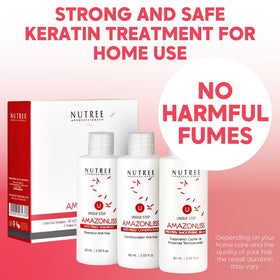 Amazonliss brush and bottle displayed for simple at-home application