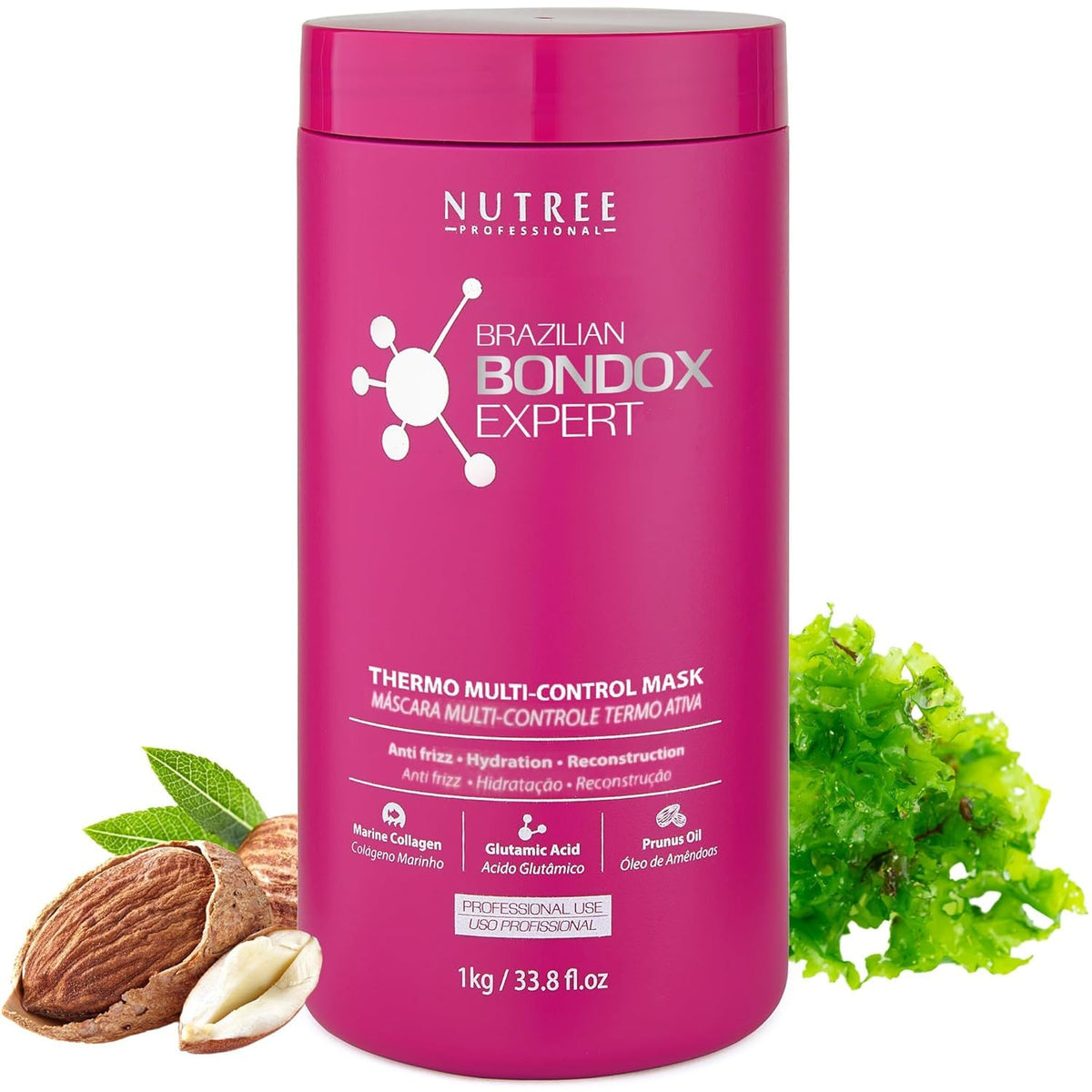 Amazonliss jar front label showing product name and benefits, professional presentation