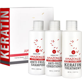 Amazonliss front packaging showing kit components and professional finish