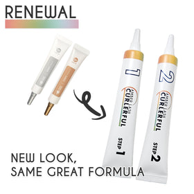 amber lash in a salon setting with technician showing professional results