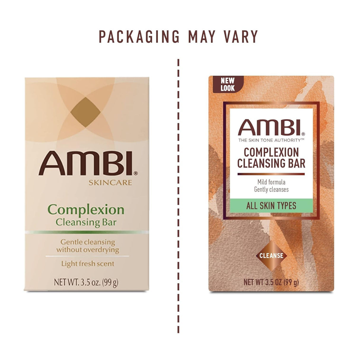 Ambi bar close-up showing smooth surface and formula texture for gentle cleansing